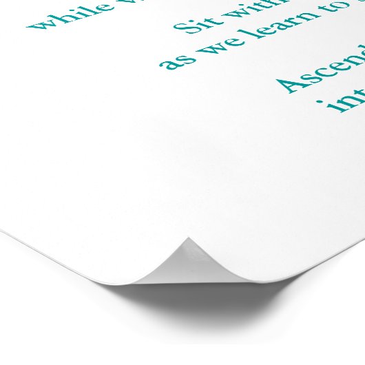 poster "Christed Ones Prayer" (Hoek)