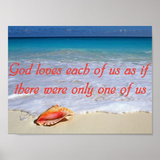 Poster Christelijk Gezegde (Voorkant)