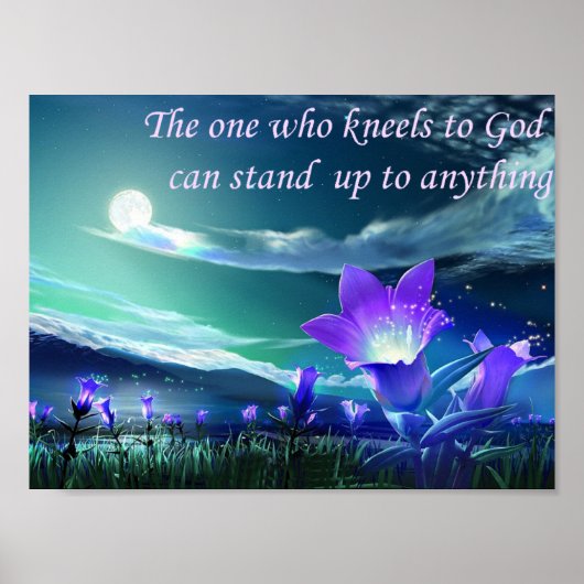 Poster Christelijk Gezegde (Voorkant)