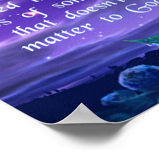 Poster Christelijk Gezegde (Hoek)