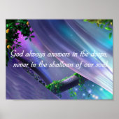 Poster Christelijk Gezegde (Voorkant)