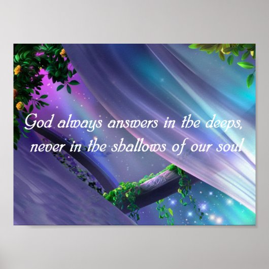 Poster Christelijk Gezegde (Voorkant)