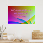 Poster Christelijke helling prijsopgave (Keuken)