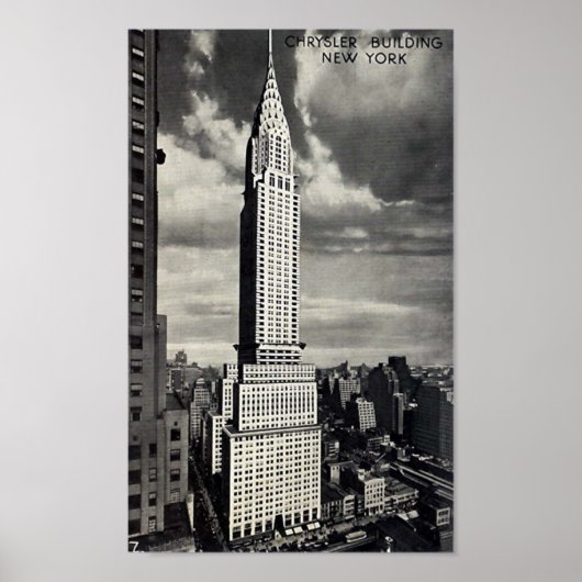 Poster - Chrysler Building, NYC (Voorkant)