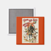  Poster Chung Ling Soo Magicia Magneet (Voorkant / Achterkant)