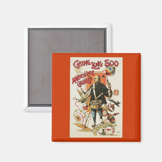  Poster Chung Ling Soo Magicia Magneet (Voorkant / Achterkant)