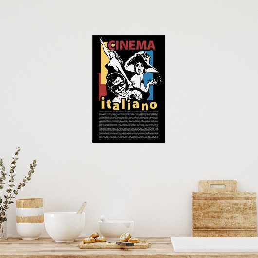 Poster Cinema Italiano (Keuken)