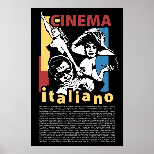 Poster Cinema Italiano (Voorkant)