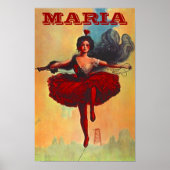 POSTER CIRCUS PRIMA DONNA HIGHWIRE ARTIST (Voorkant)