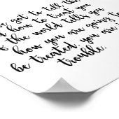 Poster citeert James Baldwin (Hoek)