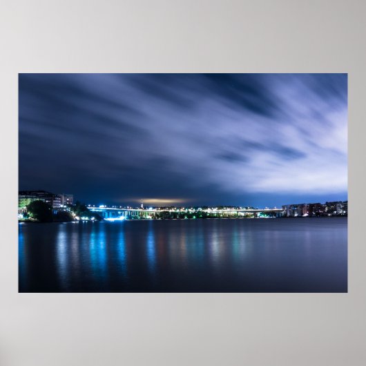 Poster - Cityscape bij Dawn (Voorkant)