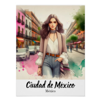 Póster Ciudad de México Perfect Poster