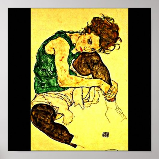 Poster-Classic/-Egon Schiele 39 Poster (Voorkant)