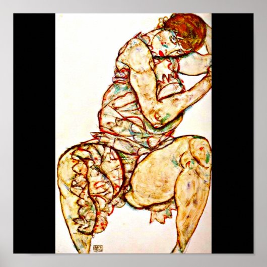 Poster-Classic/-Egon Schiele 9 Poster (Voorkant)