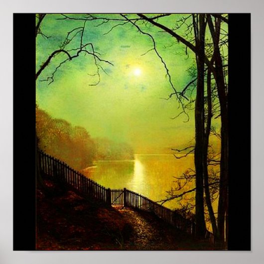 Poster-Classic/-John Atkinson Grimshaw 9 Poster (Voorkant)