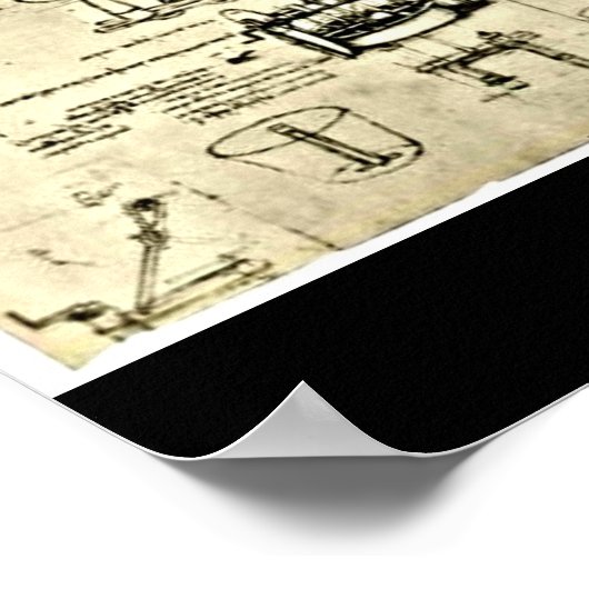 Poster-Classic/-Leonardo da Vinci 18 Poster (Hoek)