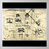 Poster-Classic/-Leonardo da Vinci 18 Poster (Voorkant)