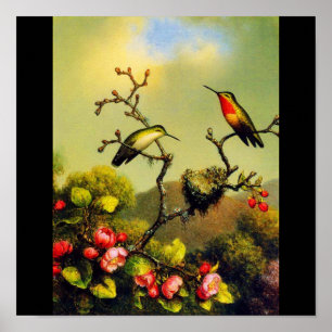 Poster-Classic/-Martin Johnson Heade 5 Poster