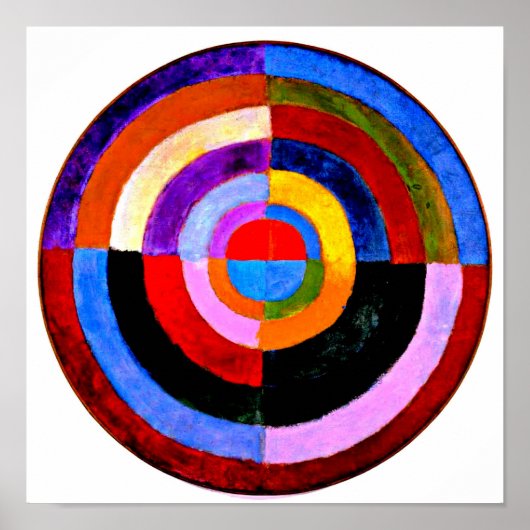 Poster-Classic/-Robert Delaunay 9 Poster (Voorkant)