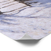 Poster Claude Monet The Magpie Winter Bird Lands (Hoek)