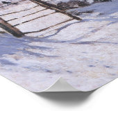 Poster Claude Monet The Magpie Winter Bird Lands (Hoek)