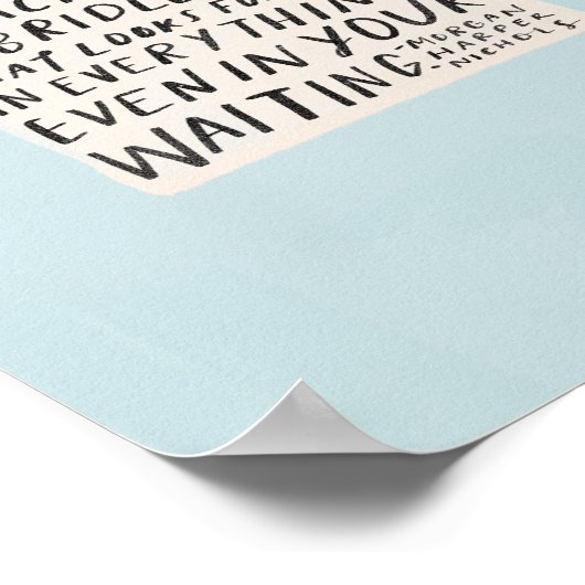 poster "Cling to joy" (Hoek)