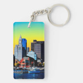 Poster cloth Face Mask van het Custom House Boston Sleutelhanger (achterkant)