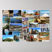 poster collage Mallorca en Baleares (Voorkant)