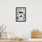 Poster Columbia Auto 1903 Advertentie (Keuken)