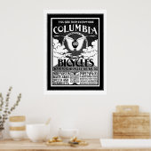 Poster Columbia fietsen 1886 advertentie (Keuken)