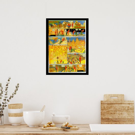 Poster- Comic-Little Nemo 19 Poster (Keuken)