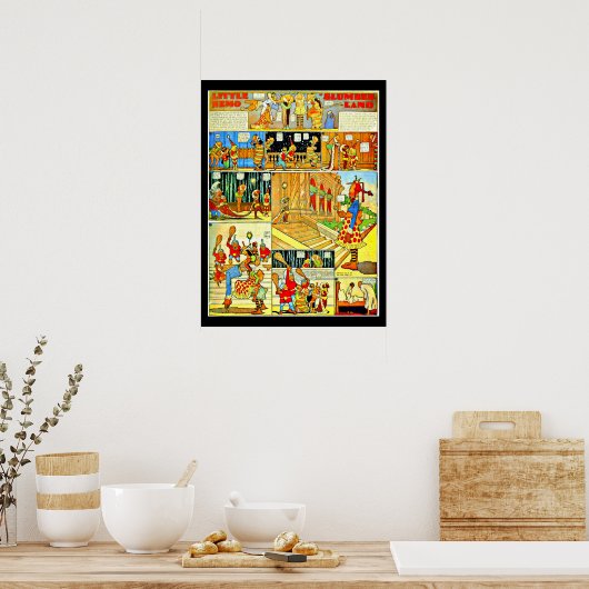 Poster- Comic-Little Nemo 9 Poster (Keuken)