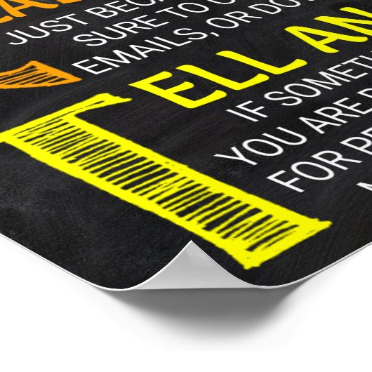 Poster Computer Lab Rules (Hoek)