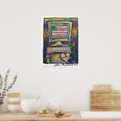 poster computerkop (Keuken)