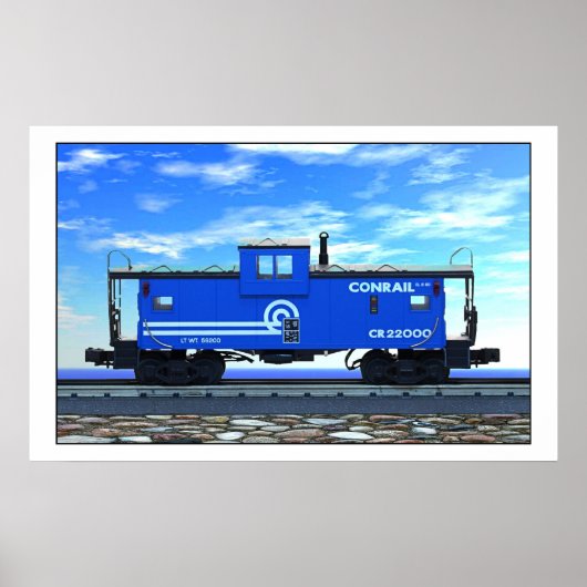 POSTER CONRAIL CABOOSE (Voorkant)