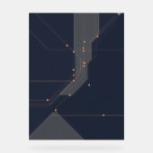 Póster 'Constelación de Código' Acryl Bord (Voorkant)