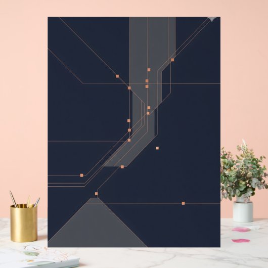 Póster 'Constelación de Código' Acryl Bord (Huwelijk)