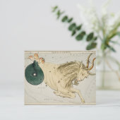 Poster  constellatie illustratie briefkaart (Staand voorkant)