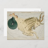 Poster  constellatie illustratie briefkaart (Voorkant / Achterkant)