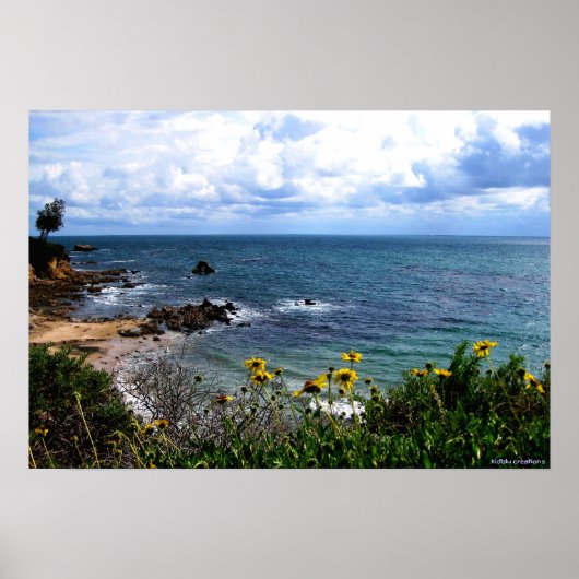 poster - Corona del Mar cove (Voorkant)