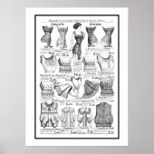 Poster Corsets 1909-1910 Reclame (Voorkant)
