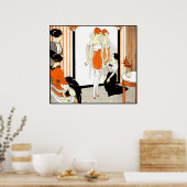 Poster Corsets Les Corsets Le Furet Paris (Keuken)