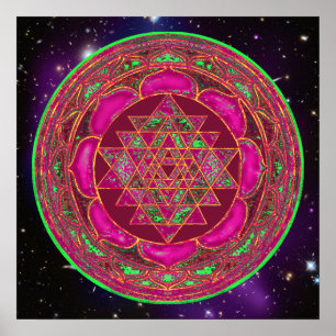 Poster Cosmic Lakshmi Mandala