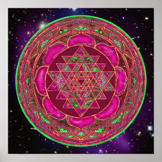 Poster Cosmic Lakshmi Mandala (Voorkant)