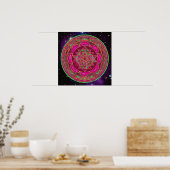 Poster Cosmic Lakshmi Mandala (Keuken)