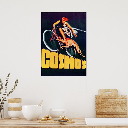  Poster Cosmos Bicycle (Keuken)