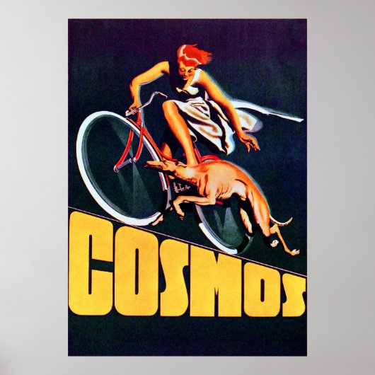 Poster Cosmos Bicycle (Voorkant)