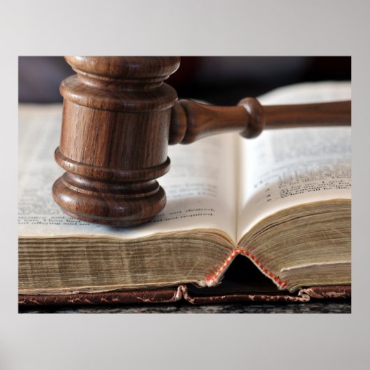 Poster Courtroom Besluiten (Voorkant)