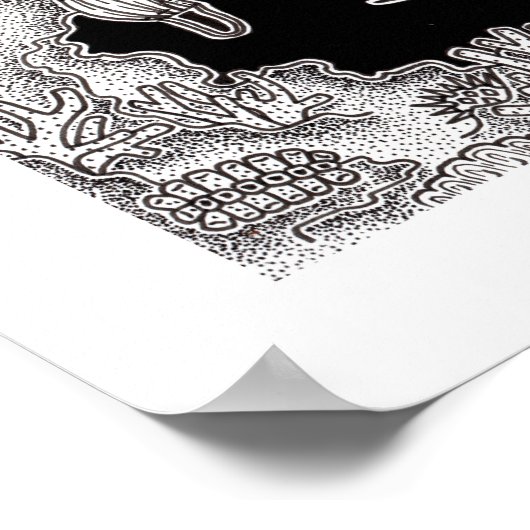 Poster Covid Fish (Hoek)