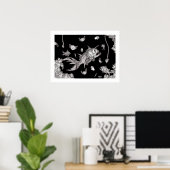 Poster Covid Fish (Thuiskantoor)